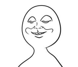 A choice! Expression of the face sticker #5146386