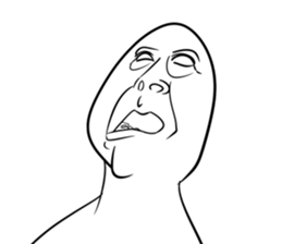 A choice! Expression of the face sticker #5146393