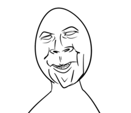 A choice! Expression of the face sticker #5146394