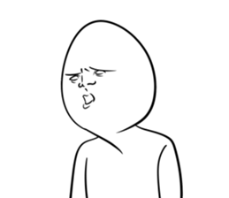 A choice! Expression of the face sticker #5146396