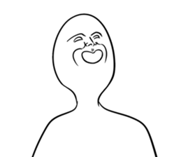 A choice! Expression of the face sticker #5146397