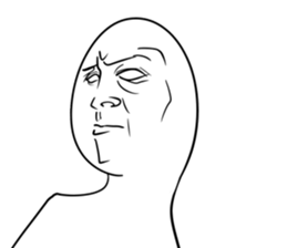 A choice! Expression of the face sticker #5146399