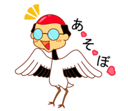 My husband goes bald. sticker #5146435