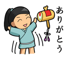 Cute, Japanese folktale sticker sticker #5146647