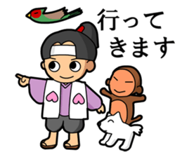Cute, Japanese folktale sticker sticker #5146654