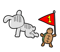 Cute, Japanese folktale sticker sticker #5146657