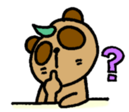 NO PANDA! RACCOON DOG! sticker #5146698