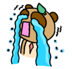 NO PANDA! RACCOON DOG! sticker #5146704