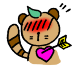 NO PANDA! RACCOON DOG! sticker #5146715