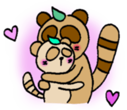 NO PANDA! RACCOON DOG! sticker #5146716