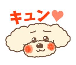Fluffy Poodles 2 sticker #5147124