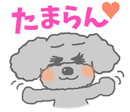 Fluffy Poodles 2 sticker #5147125