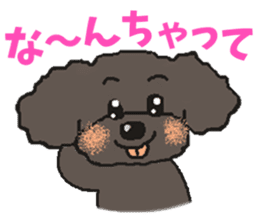 Fluffy Poodles 2 sticker #5147131