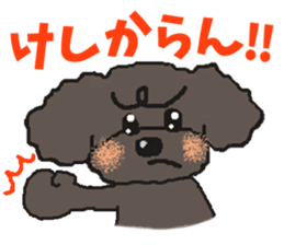 Fluffy Poodles 2 sticker #5147135