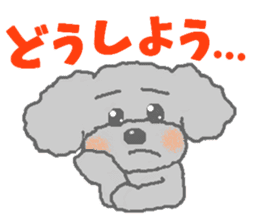 Fluffy Poodles 2 sticker #5147139