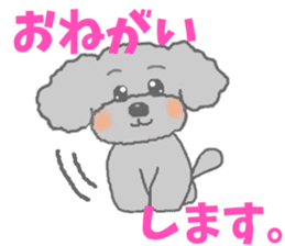 Fluffy Poodles 2 sticker #5147142