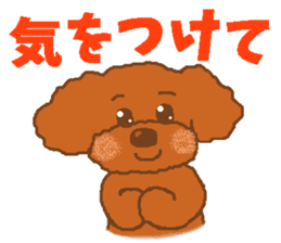 Fluffy Poodles 2 sticker #5147143