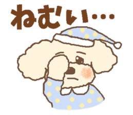Fluffy Poodles 2 sticker #5147148