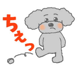 Fluffy Poodles 2 sticker #5147154