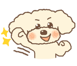 Fluffy Poodles 2 sticker #5147155