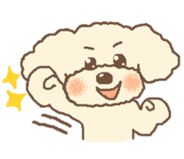Fluffy Poodles 2 sticker #5147155