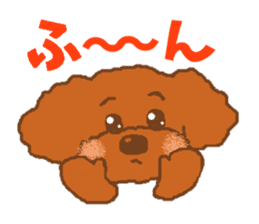 Fluffy Poodles 2 sticker #5147156