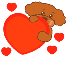 Fluffy Poodles 2 sticker #5147161