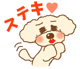 Fluffy Poodles 2 sticker #5147162
