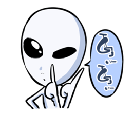 we are alien sticker #5147196