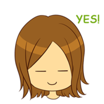 Stupid girl sticker #5147212