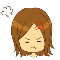 Stupid girl sticker #5147213