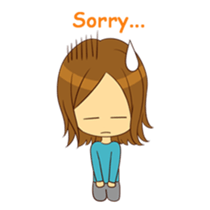 Stupid girl sticker #5147224