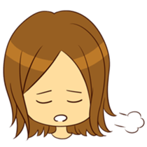 Stupid girl sticker #5147229