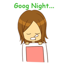 Stupid girl sticker #5147236