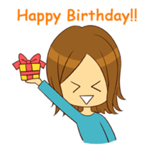 Stupid girl sticker #5147237