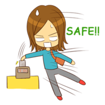 Stupid girl sticker #5147240