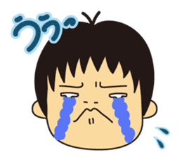 Little Boy and Mom sticker #5147764