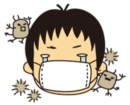 Little Boy and Mom sticker #5147773