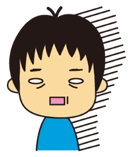 Little Boy and Mom sticker #5147775