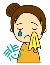 Little Boy and Mom sticker #5147793