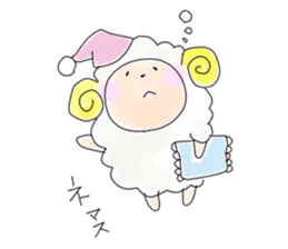 Mofu of sheep sticker #5148336