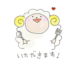 Mofu of sheep sticker #5148340