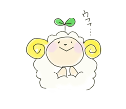 Mofu of sheep sticker #5148357