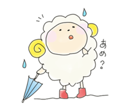Mofu of sheep sticker #5148363
