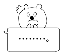 The balloon  Sticker Polar Bear sticker #5148545