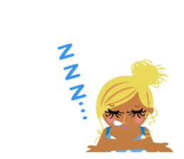 attractive girl & japanese gal sticker #5148914