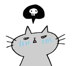 Cat & cat sticker sticker #5149258