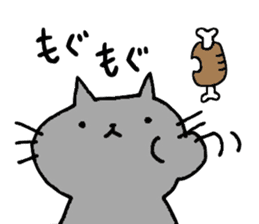 Cat & cat sticker sticker #5149283