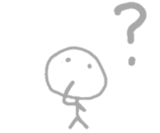 A rabbit and a person and a broad bean sticker #5149782