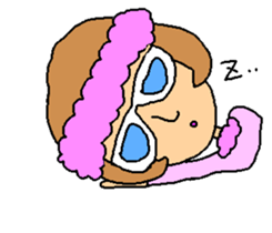 Megu of the glasses girl sticker #5149819